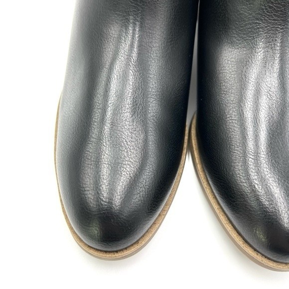 Dr. Scholl's Women's Teammate Black Vegan Leather Ankle Boots Booties 8 NEW - Picture 5 of 13